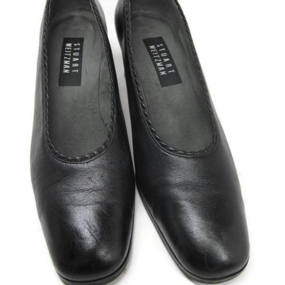 Stuart Weitzman women Size 8 N Black Fashion Pump - Picture 1 of 10